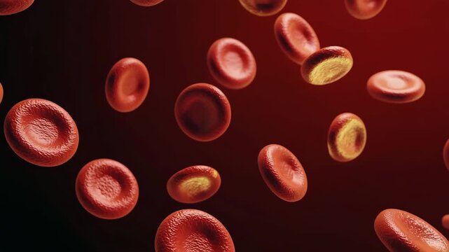 3D rendered view of microscopic biological cells, with soft lighting and detail, creating scientific and futuristic medical look.