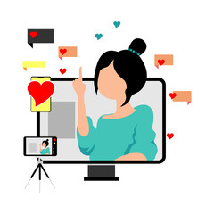 business man working on computer