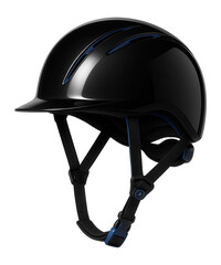 Fototapeta premium Equestrian riding helmet with a low-profile design and adjustable harness