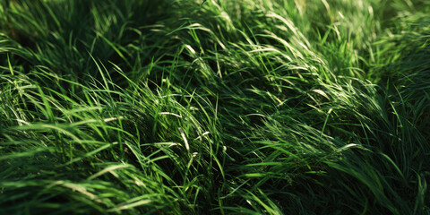 Заголовок: Fresh Green Grass Texture Nature Background Photo
