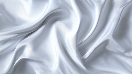 Obraz premium White Fabric Textures Collection – Cotton, Linen, Silk and Wrinkled Cloth Backgrounds