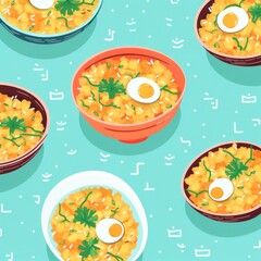 Fried rice backgrounds table food.