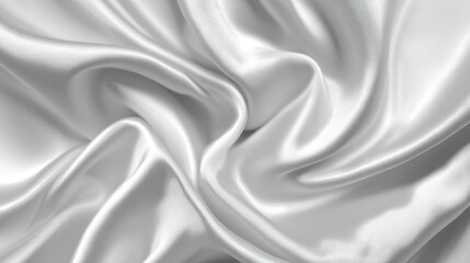 Obraz premium White Fabric Textures Collection – Cotton, Linen, Silk and Wrinkled Cloth Backgrounds