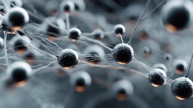 Abstract Neural Network Visualization for Artificial Intelligence Concepts - Powered by Adobe