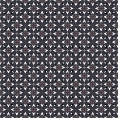Seamless geometric pattern in black, gray, and brown tones. Perfect for elegant wallpapers, textiles, packaging, and modern decorative backgrounds.