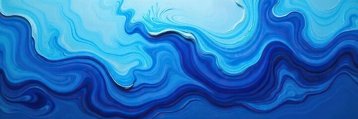 Obraz premium Abstract swirling blue paint texture, vibrant color, dynamic motion, artistic background Perfect for design projects needing a cool, energetic feel High resolution image , bright, swirl, design