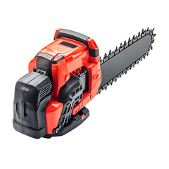 Fototapeta premium Modern new motor chain saw png