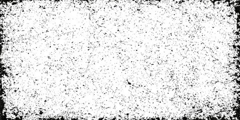 Abstract and vintage, this black and white grunge background has a rough texture
