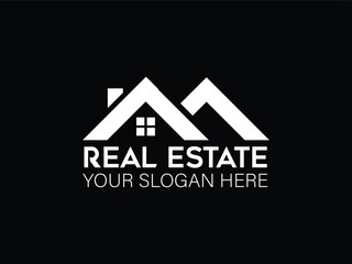 Luxury real estate logo design	
