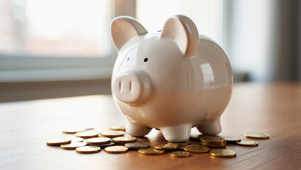 Financial Growth and Investment Concept with Money, Currency Notes and Business Planning