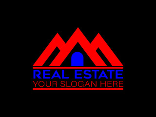 Luxury real estate logo design	
