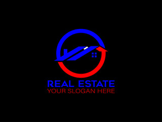 Luxury real estate logo design	
