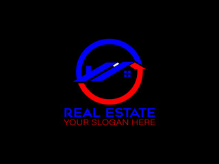 Luxury real estate logo design	
