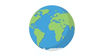 Earth globe illustration