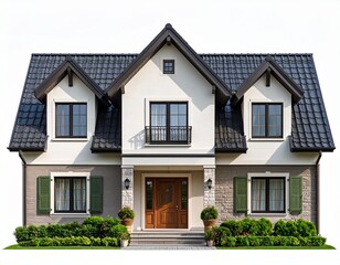 house isolated on white background