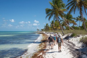 Florida Hiking. Active Adventure along the Beautiful Atlantic Ocean Coastline