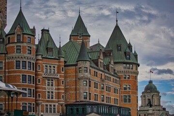 Obraz premium Historic Frontenac with iconic turrets