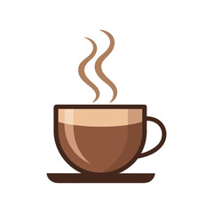 detailed coffee cup high quality vector illustration