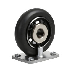 Robust industrial caster wheel with heavy-duty metal components, engineered for smooth mobility and exceptional durability in demanding environments