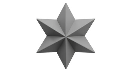 Isolated Six Pointed Star