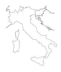 map of italy
