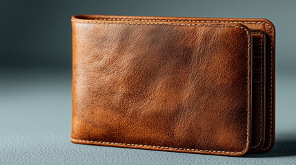 leather wallet isolated on white