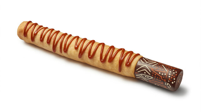 "Chiko Roll Styled as Didgeridoo &ndash; Creative Australian Snack Concept"