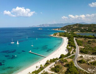 Coastal paradise view