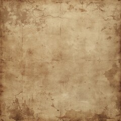 Grunge Texture with Faded Stains in Sepia Tones for Old Newspaper Layouts