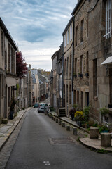 Streets in Granville, the city in Normandy