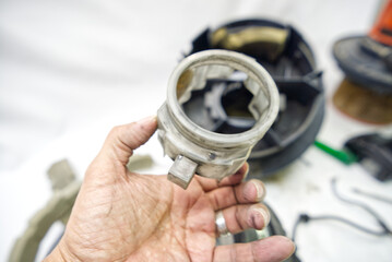 Disassembling a Household Vacuum Cleaner