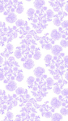 seamless pattern with flowers