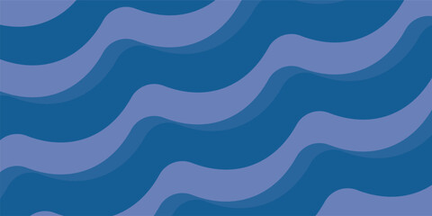 Attractive blue background with water wave pattern. Design for banners, posters, social media.