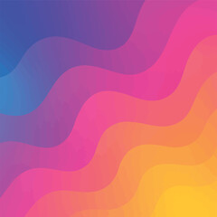 Gradient background with wavy lines transitioning from blue to yellow in a smooth pattern