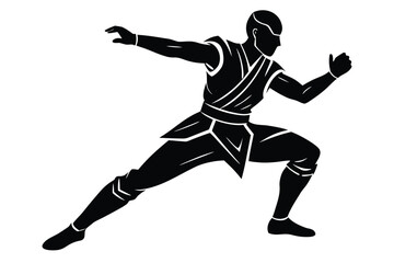 Naklejka premium action stabilizer silhouette vector art icon