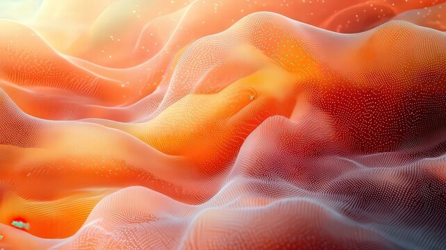 Abstract waves of vibrant range and soft textures, eoking warmth and fluidity,perfect for backgrounds orcreative projects.
