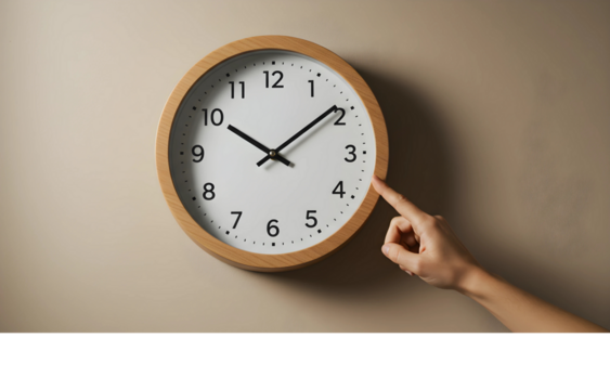 Time's Pointer A Clock's Timeless Story, Touching the Essence of Moments on a Neutral Wall