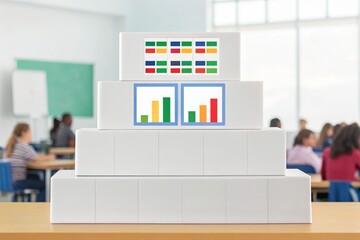 Creative Classroom Data Chart Display for Education