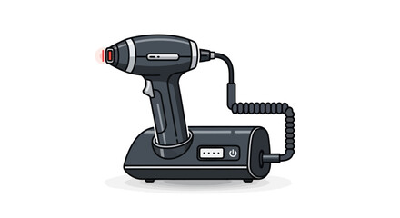 Black Laser Treatment Device with Base Unit.