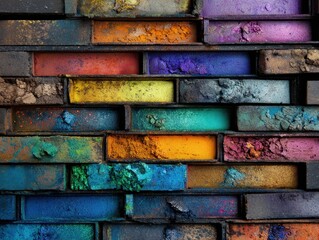 Pallet Make-Up. Colourful Range of Eyeshadow and Beauty Shades