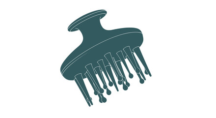 Teal Hair Claw Clip: A Stylish Accessory.