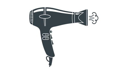 Modern Hair Dryer Vector Illustration for Beauty and Style.