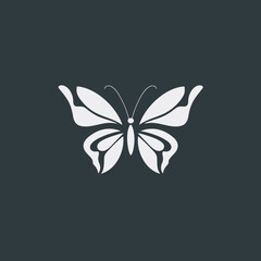 Simple and Elegant Butterfly Icon, Perfect for Nature and Lifestyle Brands