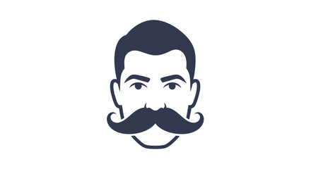 Man with a Classic Mustache.