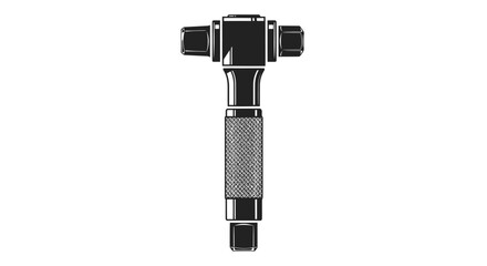 Vintage Double Ended Wrench Illustration.