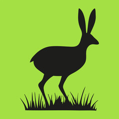 Colorful animal icons silhouette. Farm and Domestic Animals. Wild and Domestic Animal Editable Icons. Cartoon Wild Animal Characters.