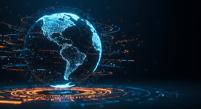 Digital Earth with Global Network Connections