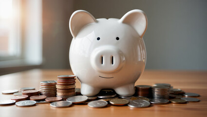 Financial Growth and Investment Concept with Money, Currency Notes and Business Planning