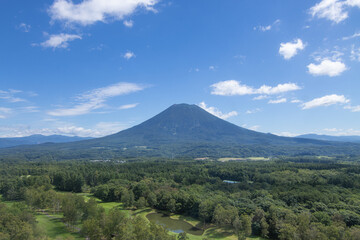 北海道ニセコから見る羊蹄山
