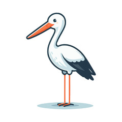 
stork illustration design
